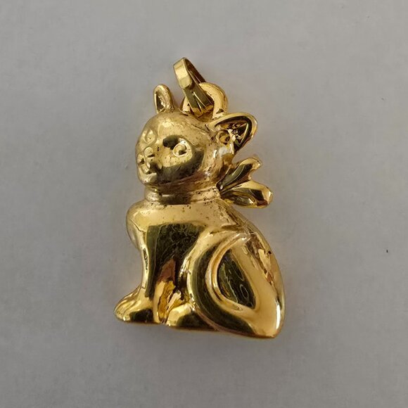 Lenox Treasures "The Cat's Surprise" Trinket Box with cat charm - Picture 5 of 5